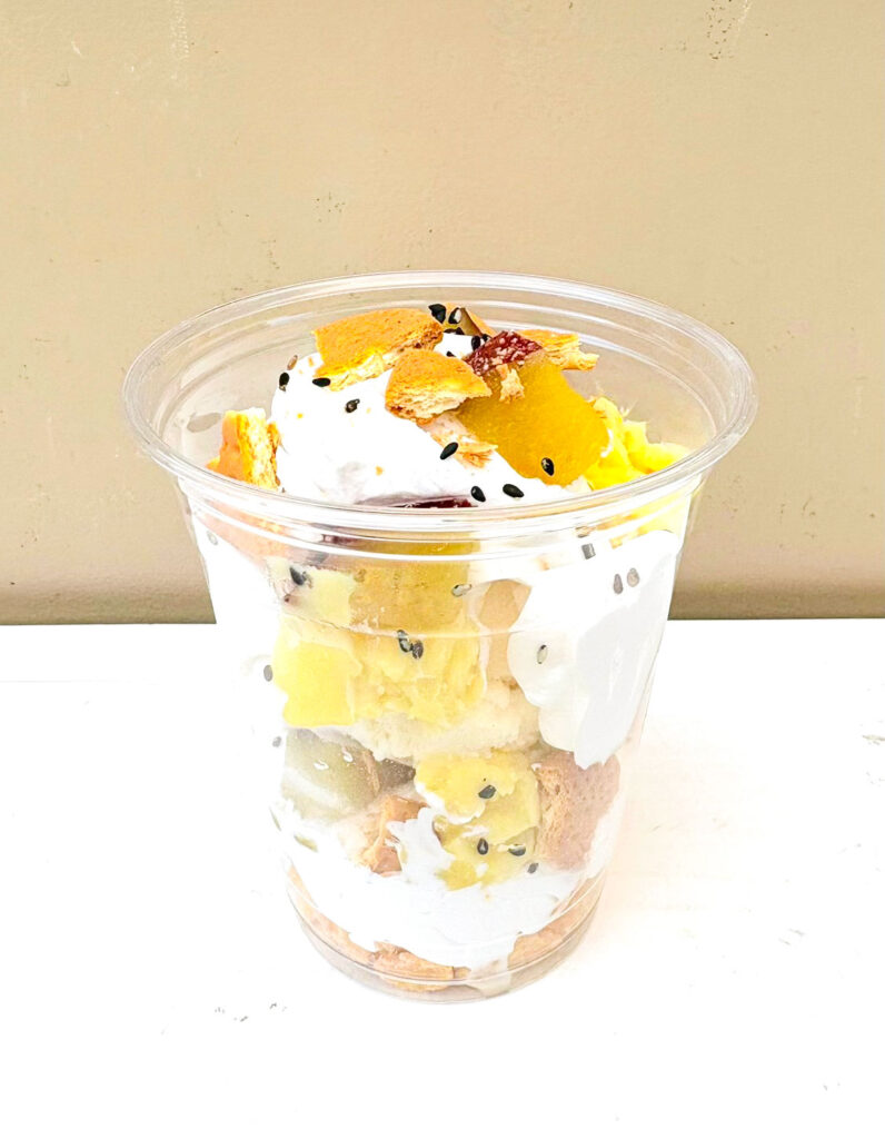 能登産紅はるかパフェ