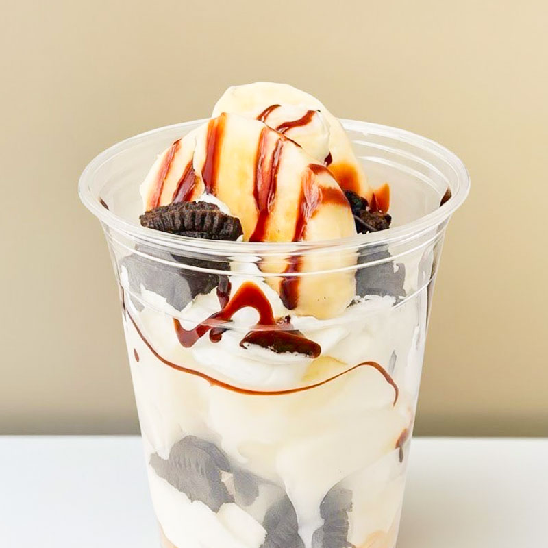 チョコバナナオレオパフェ