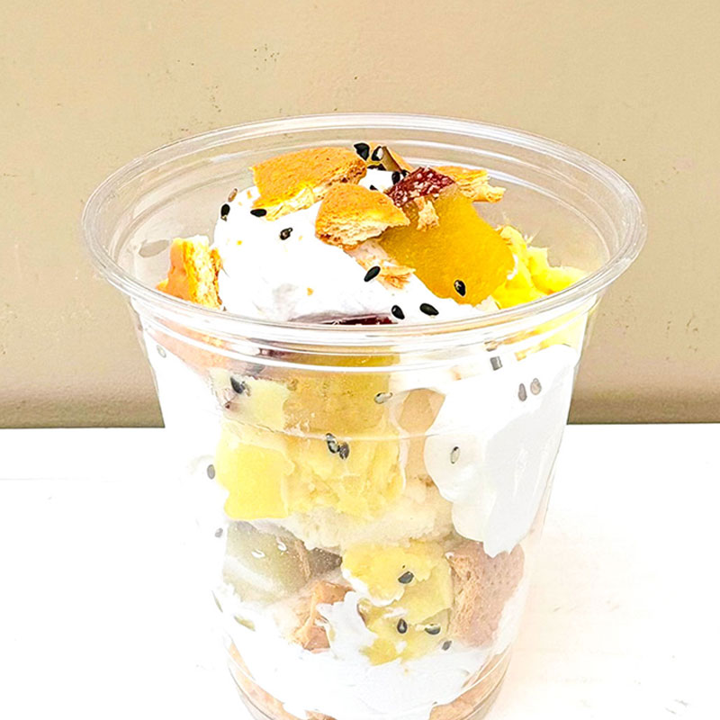 能登産紅はるかパフェ